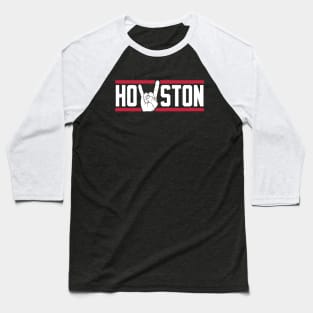 Houston Horns - Navy Baseball T-Shirt